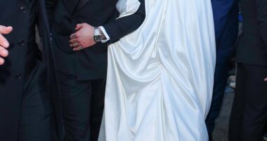 Holly Ramsay has defended her father Gordon's speech at her wedding to Adam Peaty, saying she felt 'overwhelmed with happiness' during it