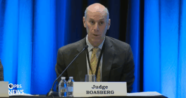 James Boasberg speaking at a conference.