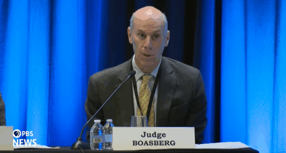 James Boasberg speaking at a conference.