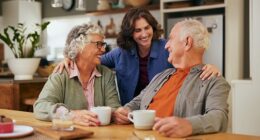 Scientists believe daughters tend to give better emotional support to parents which reduces their social isolation ¿ a major risk factor for the incurable condition (stock photo)