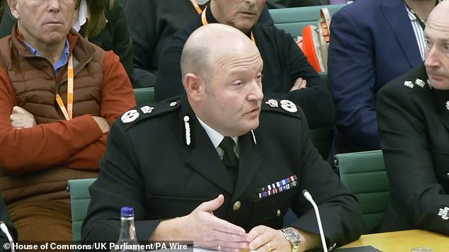 West Midlands Police chief constable Craig Guildford at Home Affairs Committee on January 6
