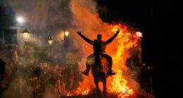 Las Luminarias is a centuries-old tradition that takes place in the Spanish village of San Bartolomé de Pinares - population 500 - 60 miles outside Madrid