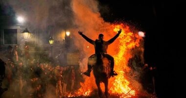 Las Luminarias is a centuries-old tradition that takes place in the Spanish village of San Bartolomé de Pinares - population 500 - 60 miles outside Madrid