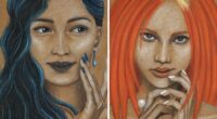 I Drew These 6 Portraits As An Homage To The Girl With A Pearl Earring