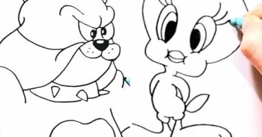 I Show People How To Draw Famous Cartoon Characters Step-By-Step