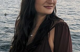 Inna Victoria, 29, from Bulgaria, is seen before she got a nose job