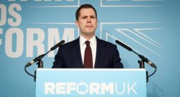 Robert Jenrick unveiled his defection to Reform on Thursday after being sacked by Kemi Badenoch