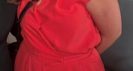 'I did not wake up one morning suddenly 10kg heavier. It happened discreetly, the way midlife weight gain so often does,' writes nutritionist Faye James, 51 (pictured before her weight loss)