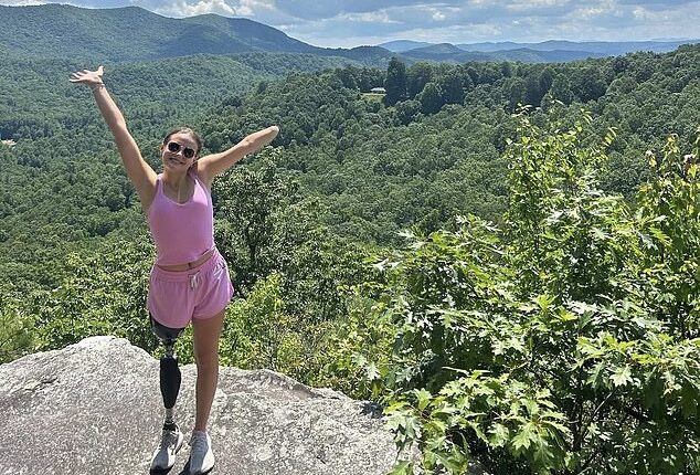 Lulu Gribbin was swimming at waist-height when she was attacked by a bull shark, which tore off her left hand and then part of her right leg