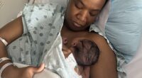 Keionna Dickerson went to the hospital for severe stomach pains in July, and was shocked to learn that she was in active labor