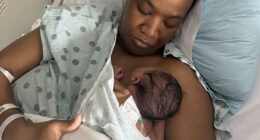 Keionna Dickerson went to the hospital for severe stomach pains in July, and was shocked to learn that she was in active labor