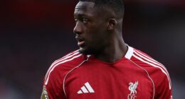 Ibrahima Konate missed his second Liverpool game after the death of his father
