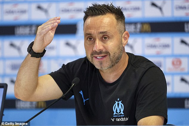 Roberto de Zerbi admitted he does not know if he is the 'ideal coach' for Marseille on Friday