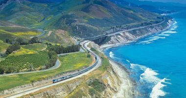 America's West Coast is home to some of the nation's most diverse landscapes - and it can all be experienced in one trip on board a sleeper train operated by Amtrak: the Coast Starlight