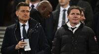 Oliver Glasner (right) decided he wanted to leave Crystal Palace at the end of the season in October, telling chairman Steve Parish over dinner