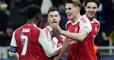 Viktor Gyokeres got back in the goals in Milan to help Arsenal secure yet another European win