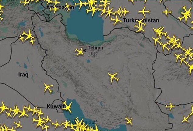 Iran's Civil Aviation Organization issued a Notice to Air Missions (NOTAM) closing its airspace to all aircraft except permitted international arrivals or departures. The notice issued at 5.19pm EST is effective for more than two hours. Flight radar data showed very few aircraft over Iran as the order went into effect.