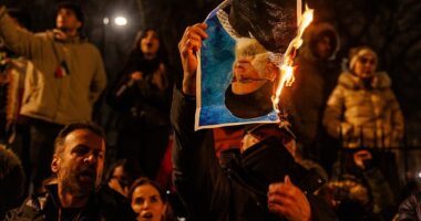 For years, policymakers and analysts have obsessed over how the Islamic Republic of Iranmight fall. Far less attention has been paid to the more important question: whether it should (Pictured: Anti-regime protests in Iran)