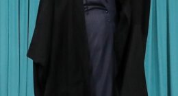 Pictured: Iranian Supreme Leader Ali Khamenei waves during a meeting in Tehran today