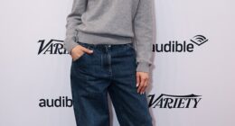 Jenny Slate, 43, made her first public appearance on Friday following the release of text messages in which she blasted her It Ends With Us costar Justin Baldoni. She walked the red carpet on Friday at the 2026 Sundance Film Festival in Park City, Utah (pictured)