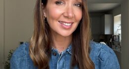 Jessica May (pictured), 36, from Norfolk, was having a 'silly' argument with her mother who then confronted her with some home truths, saying: 'Just because he's having an affair doesn't mean you can speak to me like that!'