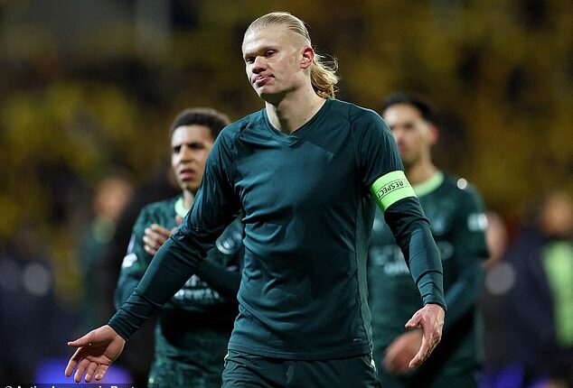 Erling Haaland has blasted he and his Manchester City team-mates for their loss at Bodo/Glimt