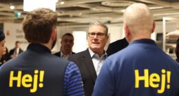 Sir Keir Starmer visited an Ikea store in Croydon on Monday to boast about his Government’s new Employment Rights Act