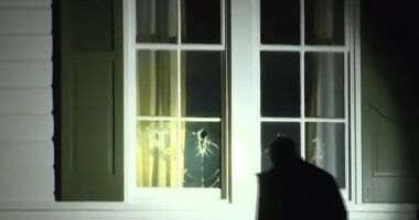 Windows at Vice President JD Vance's Cincinnati home were smashed on Monday morning
