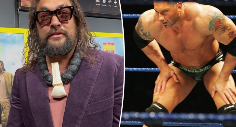 Jason Momoa reveals who would win in a cage match between him and co-star Dave Bautista
