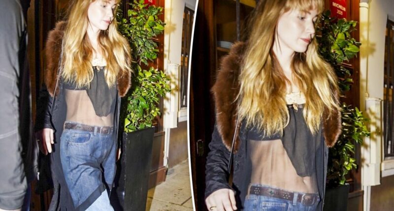 Jennifer Lawrence steps out in sheer, revealing outfit in Paris