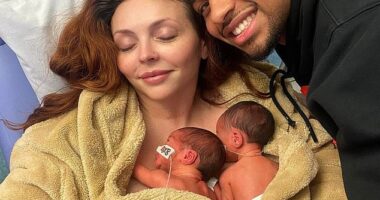 Jesy Nelson's celebrity friends and her ex Chris Hughes have reached out to offer her support after the singer revealed her twin daughters' devastating diagnosis