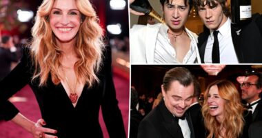 Julia Roberts, 'Heated Rivalry' stars party at CAA Globes bash