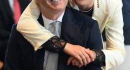 Karl Stefanovic and his wife Jasmine's home renovations are finally taking shape after years of planning and construction. Pictured together at the Melbourne Cup in November 2025