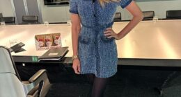 Karren Brady showcased her dramatic weight loss in behind-the-scenes snaps from filming The Celebrity Apprentice Christmas Special