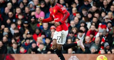 Kobbie Mainoo is preparing to stay at Man United month after being restored to the first team
