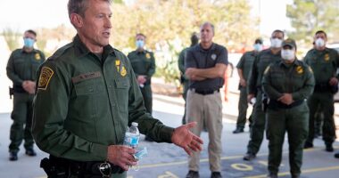 A new report cites eight sources claiming that DHS Secretary Kristi Noem and her ally Corey Lewandowski deployed tactics trying to force CBP Commissioner Rodney Scott (pictured) to resign