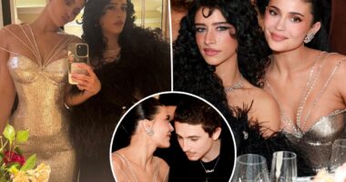 Kylie Jenner posts selfies with Timothée Chalamet's co-star following awkward Golden Globes snub