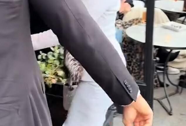 Rumour has it that Jeff Bezos will soon buy 'fashion bible' Vogue for his wife, Lauren Sanchez Bezos - but the alleged purchase didn't make her immune from suffering an awkward blunder at Paris Fashion Week (pictured)