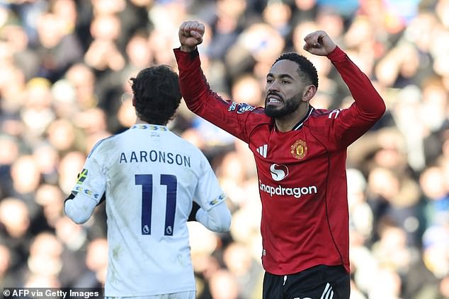 Matheus Cunha rescued a deserved point for Manchester United away to bitter rivals Leeds