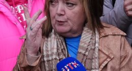 Speaking today outside court as her daughter's killer was jailed for a minimum of 29 years, Ms Whyte¿s mother Donna (pictured) called for the Government to take a tougher stance on illegal immigration.