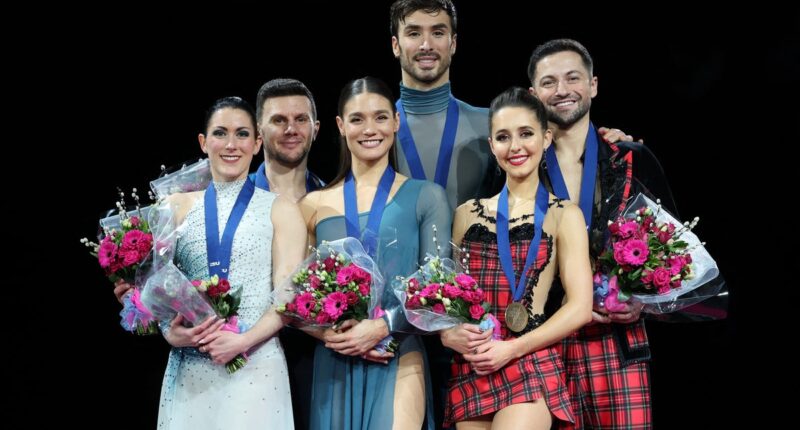 Lilah Fear and Lewis Gibson miss out on maiden European ice dance title