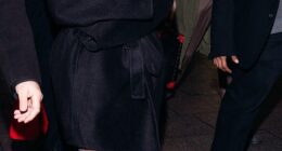 Lily Allen was seen leaving a Paris Fashion Week event with her new love interest Jonah Freud on Tuesday after the pair enjoyed a romantic trip to Italy