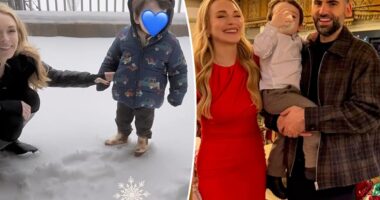 Lindsay Lohan shares rare photo of son Luai, 2, in the snow