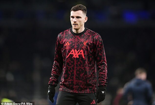 Liverpool fans have been left baffled by the club's decision to seemingly let Andy Robertson leave the club this month