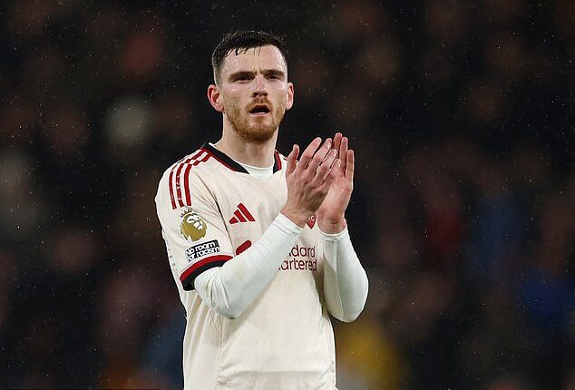 Liverpool have decided not to sell Andy Robertson to Tottenham in a £5million move