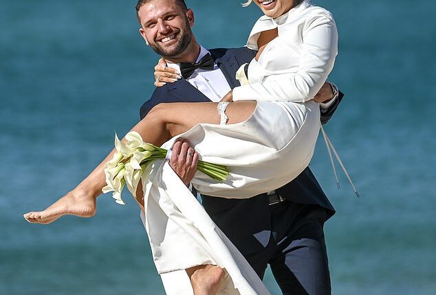 The 2026 season of Married At First Sight will be the most volatile, controversial and tightly controlled instalment in the franchise's history. (Pictured: Gia Fleur and Scott McCristal)