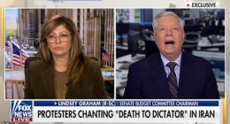 Republican Sen. Lindsay Graham urged President Donald Trump to 'kill' Iran's Supreme Leader in an interview with Fox News' Maria Bartiromo on Sunday
