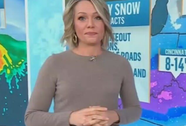 Dylan Dreyer has been scolded for calling the Gulf of America its former name on Today