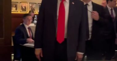 Last September, protesters confronted Donald Trump at Joe's Seafood, Prime Steak & Stone Crab restaurant in Washington, DC