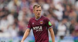 James Ward-Prowse is swapping the claret of West Ham for the claret of Burnley
